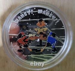 JVP 2013 Cook Islands Cartoon Soyuzmultfilm Puk! Puk! 1oz Proof Silver Coin