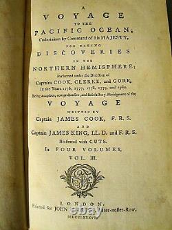 James Cook Voyage to Pacific Ocean. N. America & Sandwich Islands 1786 Map Illus