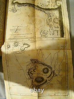 James Cook Voyage to Pacific Ocean. N. America & Sandwich Islands 1786 Map Illus