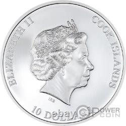 KISS THE FROG Eye of a Fairytale 2 Oz Silver Coin 10$ Cook Islands 2023