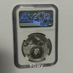 Kansas Buffalo US State Animals MS 70 NGC Coin 1 Troy Oz. 999 Fine Silver Round