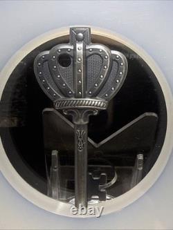 Key to my Kingdom. Cook Islands 5 $ 2023 Antique finish silver 1 Oz Coin MS 70