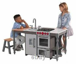 KidKraft Chefs Cook N Create Island Play Kitchen with EZ Kraft Assembly