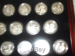 Konvolut Sammlung 500 Jahre Amerika Silber 20 x 50 Dollar Cook Islands