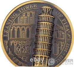 LEANING TOWER OF PISA 1 Oz Gold Coin 250$ Cook Islands 2022