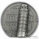 LEANING TOWER OF PISA 2 Oz Silver Coin 10$ Cook Islands 2022