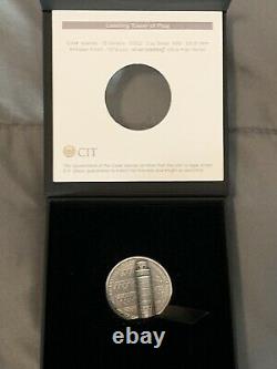 LEANING TOWER OF PISA 2 oz. Silver Coin $10 Cook Islands 2022 CIT 1372 MINTED