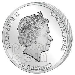 LEDA AND SWAN Peter Paul Rubens 3 Oz Silver Coin 20$ Cook Islands 2014