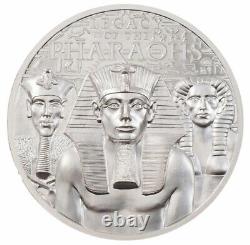 LEGACY OF THE PHARAOHS PROOF ULTRA HIGH RELIEF 1 oz. Silver Cook Islands 2022