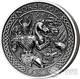 LOKI Norse Gods High Relief 2 Oz Silver Coin 10$ Cook Islands 2016