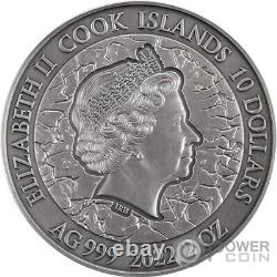 LORD OF THE RINGS 2 Oz Silver Coin 10$ Cook Islands 2022