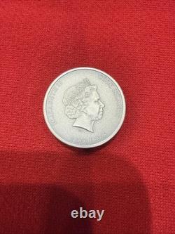 La Cienega Meteorite Coin Cook Islands. 999 Fine 1 oz Silver 2021