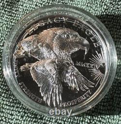 Legacy Eagle 2024 Unity Strength Charles III Cook Islands $25 5oz Silver Coin