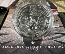 Legacy Eagle 2024 Unity Strength Charles III Cook Islands $25 5oz Silver Coin