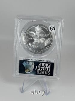 Legacy Eagle Silver Coin 2021 Mayer Mint Germany Beautiful Shine Cook Island #61