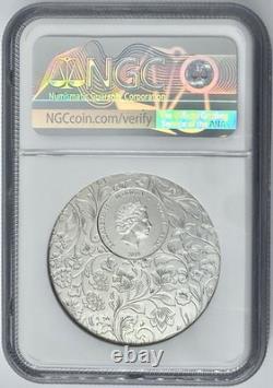 Little Secrets Keyhole Cutout 2018 Cook Islands $10 2 Oz Silver Coin MS 70.999