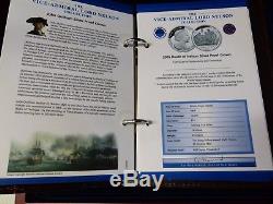 Lord Nelson Silver Proof Crowns Cook Islands Silver Dollars Virgin Isld $10