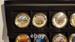 (Lot 601) The Age Of The Dinosaurs Full Coin Collection. Gold plated. 2318/ 4950