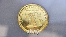 Lot Of 4 Cook Islands $5 1/10 Ounce. 24 (24%) Gold Proof Coins 2011 2019 2020