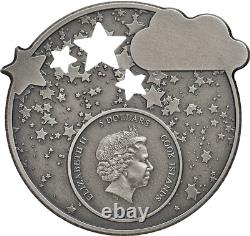 Lullaby dreaming boy 1 oz silver coin ultra high relief Cook Islands 2018