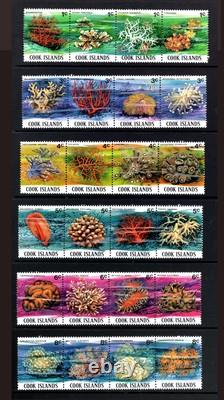 M28232 Cook Islands 1990 Corals Set X 77 UMM Sg 713/89 Cat£116