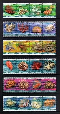 M28232 Cook Islands 1990 Corals Set X 77 UMM Sg 713/89 Cat£116