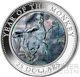 MONKEY MOTHER OF PEARL Lunar Year Series 5 Oz Silver Coin 25$ Cook Islands 2016