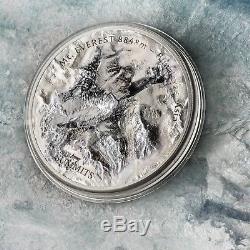 MT. EVEREST 5 oz ULTRA HIGH RELIEF silver coin Cook Islands 2017
