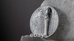 MUMMY X-RAY 1 oz Silver Proof Coin in Box + COA 2022 Cook Islands $5 Dollars