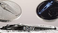 MUMMY X-RAY 1 oz Silver Proof Coin in Box + COA 2022 Cook Islands $5 Dollars