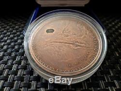 Meteorite MARS Cook Islands 2009 1Oz 5 Dollars silver Box Original coin 100%