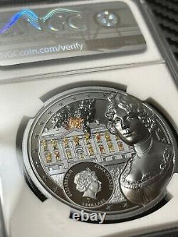 Miles Standish War Of 1812 White House 1 oz. Silver Coin NGC PF70 1600 Minted