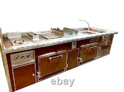 Molteni Custom Island Cooking Suite / Stove. Handmade in France. (La Cornue)