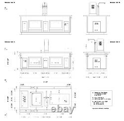 Molteni Custom Island Cooking Suite / Stove. Handmade in France. (La Cornue)