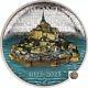 Mont Saint Michel 2 oz proof silver coin Cook Islands 2023