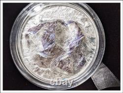 Mount Everest First Ascent 2 oz Proof Silver Coin 10$ Cook Islands 2023