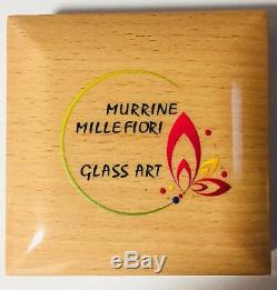 Murrine Millefiori Glass Art 1oz Silver Proof Coin $5 Cook Islands 2015 Rare
