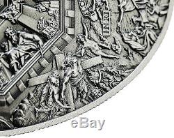 NANO LAST JUDGMENT Florence Ceilings of Heaven Silver Coin 5$ Cook Islands 2014