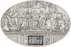 NANO RAPHAEL ROOMS Ceilings of Heaven Silver Coin 5$ Cook Islands 2013