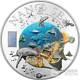 NANO SEA Dive Into The Blue Planet Silver Coin 10$ Cook Islands 2014