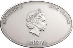 NANO SISTINE CHAPEL Ceilings of Heaven Silver Coin $5 Cook Islands 2012