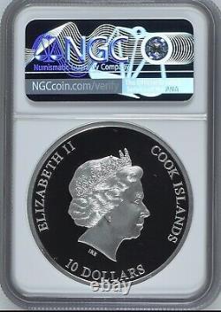 NGC PF70 FR 2022 Cook Islands Raven Witch Eye of Magic 2oz Silver Proof Coin