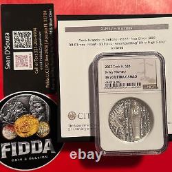 NGC PF70 MUMMY XRay 1oz Silver $5 Cook Islands 2022 Ultra High Relief 999 made