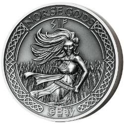 Norse Gods Cook Islands 9 coin set. 999 silver 2oz each