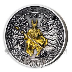 ODIN THE NORSE GODS SERIES 1$ 2oz COOK ISLANDS 2021