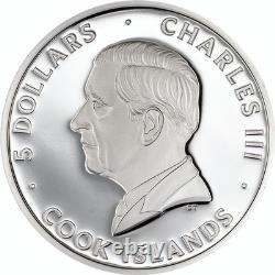 Orchid 1 oz silver coin Cook Islands 2026