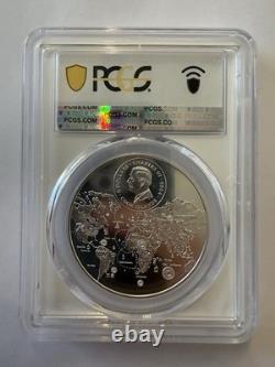 PCGS MS70 2024 Cook Island $5 Giant's Causeway 1oz Silver Coin With COA