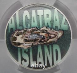PCGS PR69 2023 Cook Islands $20 FDOI Alcatraz Island 3oz Silver Coin 055GRA