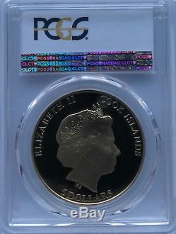 PCGS PR70 First Day Of Issue Cook Islands 2017 HUMMINGBIRD $5 Dollar Silver 1oz