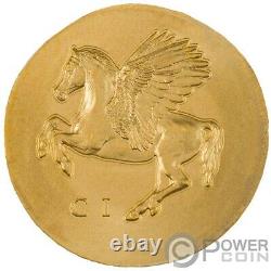 PEGASOS Numismatic Icons Gold Coin 5$ Cook Islands 2022